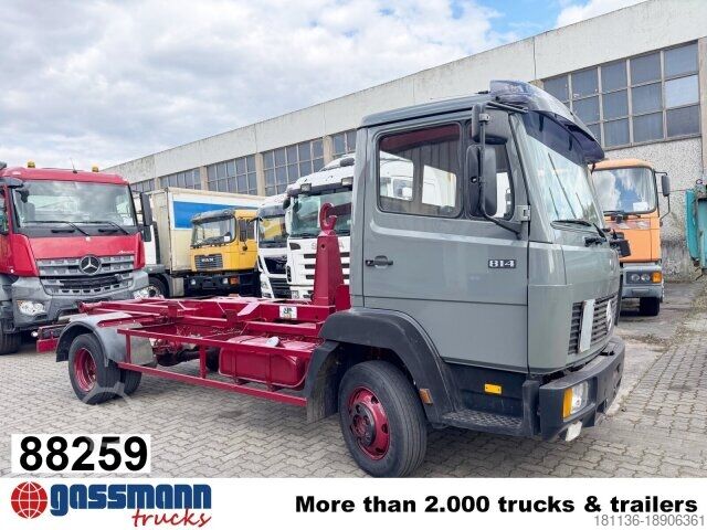 Telehoist load lugger van Mercedes-Benz LK 814 4x2, 6-Zylinder, City-Abroller
