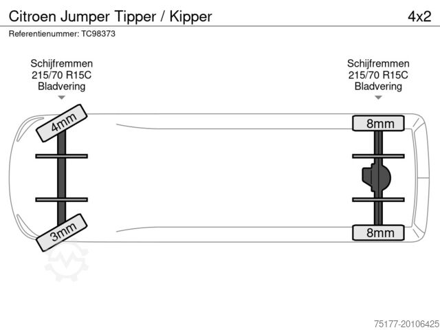 Tipper Citroen Jumper Tipper / Kipper