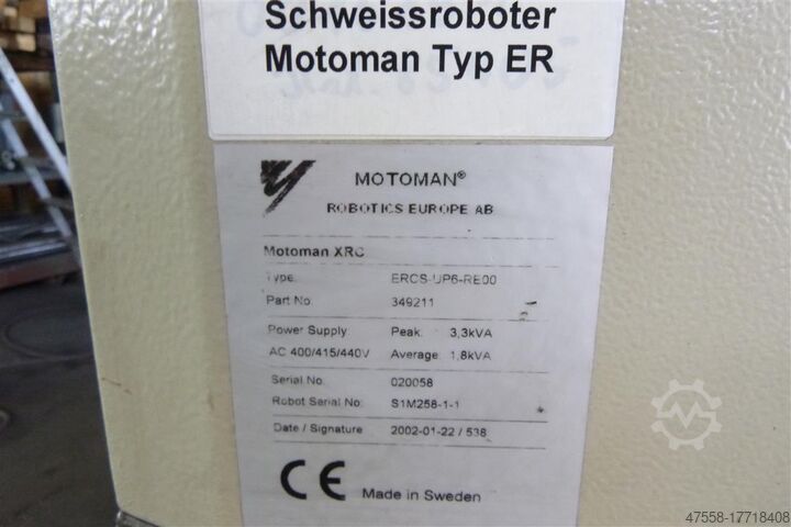 Welding Robot Motomann robotec XRC ERCS-UP6-RE00