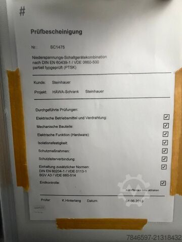Bearbeitungszentrum für Schaltschränke Steinhauer Elektromaschinen AG eCAB WorkCenter