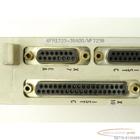 Component Siemens 6FM1725-3BA00 WF 725 B   - ! -