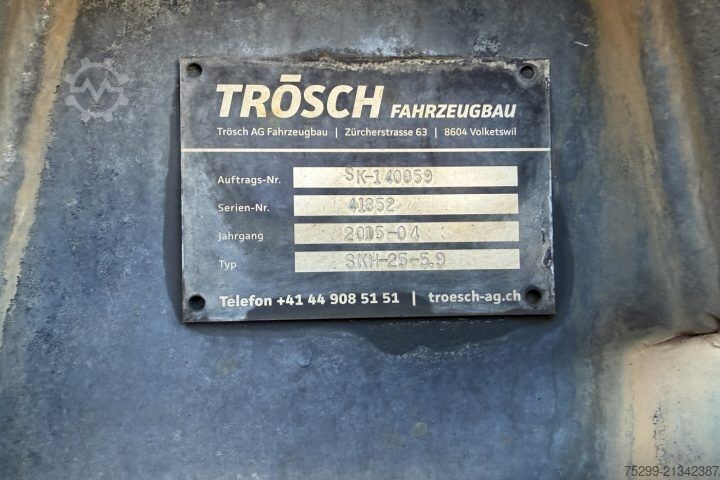 Roll-off tipper truck Scania G450 CB 8x4 Trösch / Swiss-Vehicle