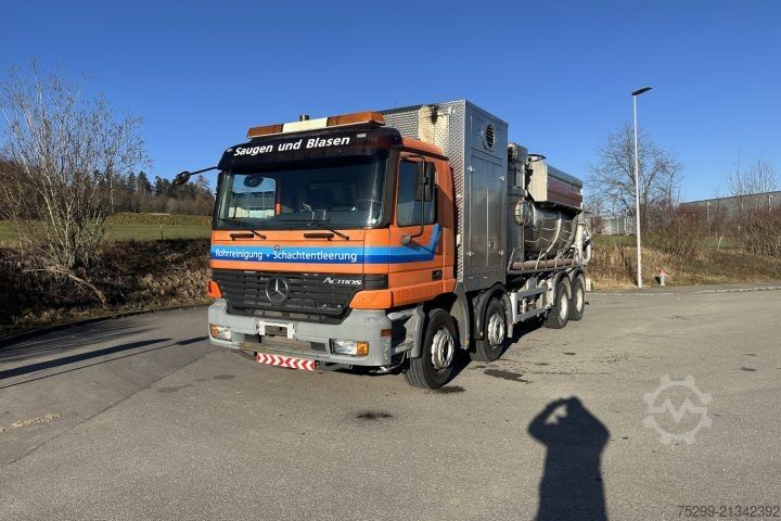 Special purpose truck Mercedes-Benz Actros 3243 8x4 Trockensauger / Swiss-Vehicle