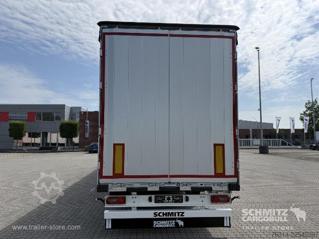 Open semitrailer with tarp Schmitz Cargobull Curtainsider Mega Getränke