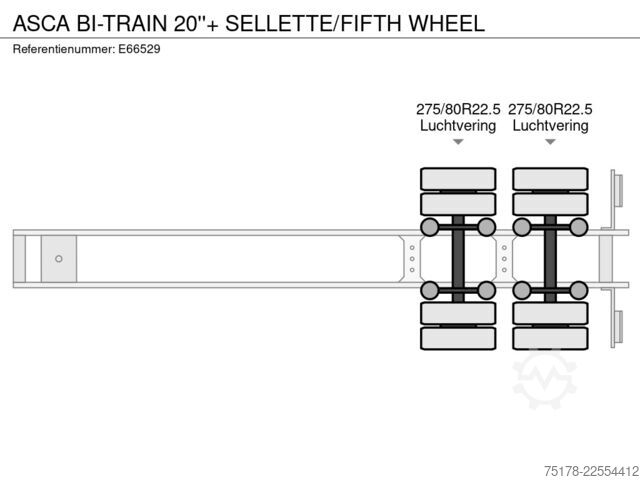 BDF-System ASCA BI-TRAIN 20''+ SELLETTE/FIFTH WHEEL