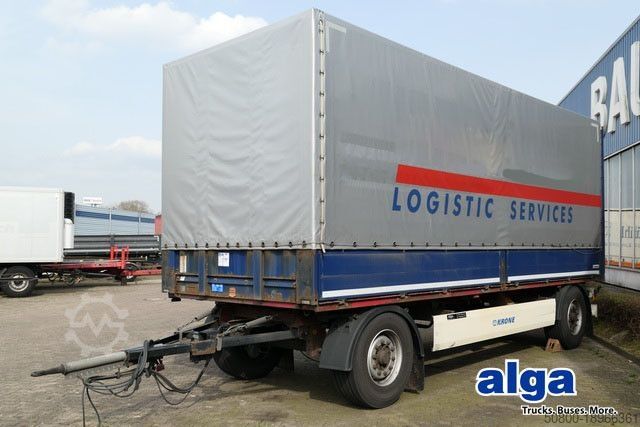 Open trailer with tarp KRONE AZ, Bordwände, BPW, 7.300mm lang, Luftfederung