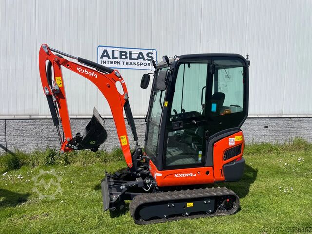 Minibagger Kubota Kx019-4 graafmachine NIEUW !!