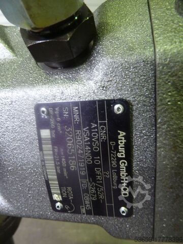 AKP Arburg Arburg Doppelpumpe AKP28 + AKP10 / R902433775, R902471919 / A10VS0 28 DFR1/31R-PPA12KB2-S1894, A10VS0 10 DFR1/52R-VSA14N00-S2679