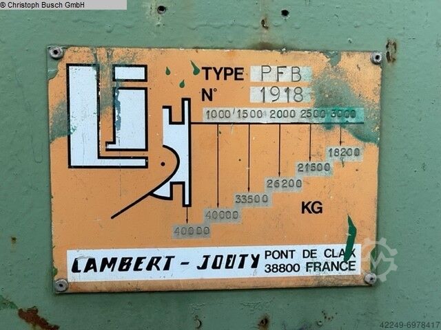 Schweißdrehtisch LAMBERT - JOUTY PFB 40