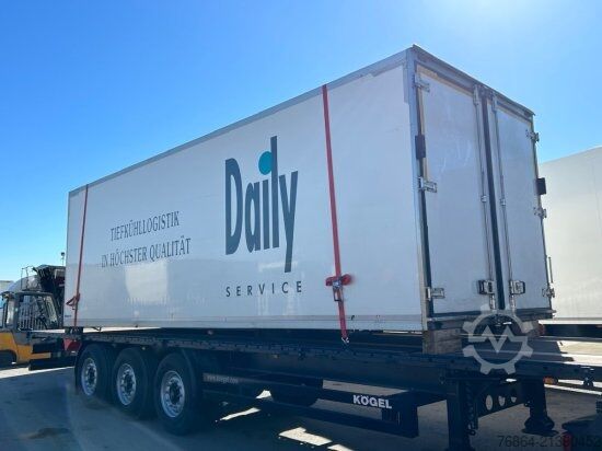 Crane truck Weinmann WEINMANN KüHL-KOFFER AUFBAU 7,2 METER, CARRIER-AGGREGAT