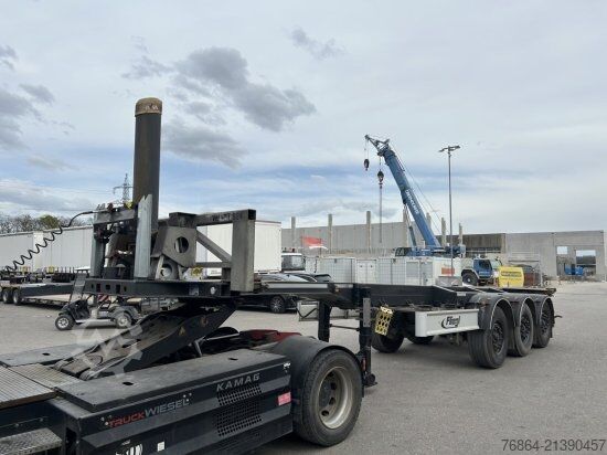 Swap body semitrailer FLIEGL 30 FT CONTAINER KIPPCHASSIS ,ALUFELGEN