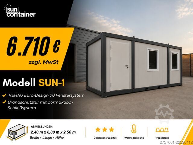Wohncontainer Bürocontainer / Wohncontainer Bürocontainer Modell Sun-1