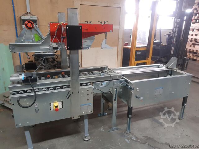 Kartonverpackungsmaschine SOCO SYSTEM F-100P und T-402-5-8-7