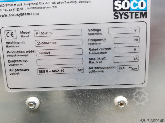 Kartonverpackungsmaschine SOCO SYSTEM F-100P und T-402-5-8-7