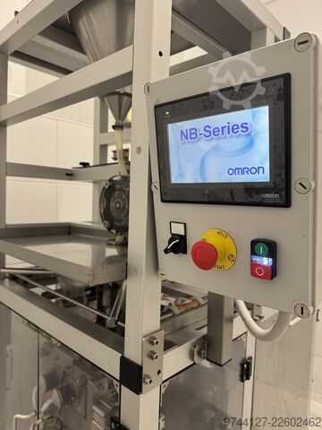 Liquid pouch filling, closing, and packaging machine NKR 