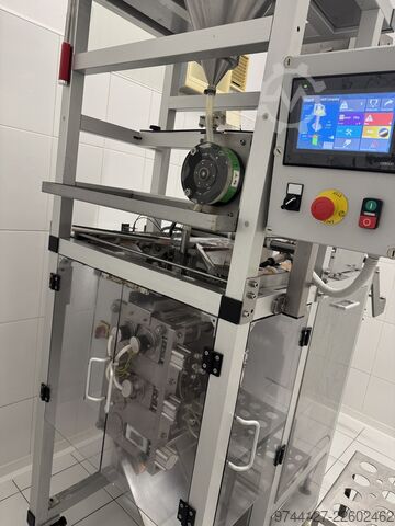 Liquid pouch filling, closing, and packaging machine NKR 