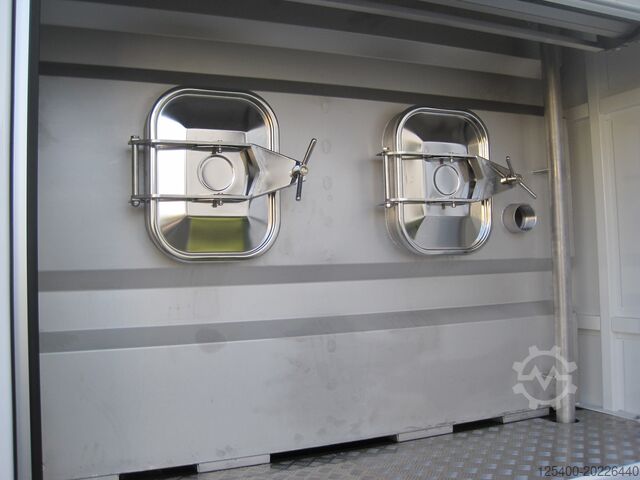 Box body with tank and mounting frame SKTEC GmbH Koffer 70C