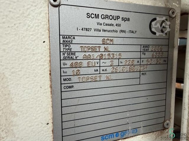 Four sided planers  SCM Topset XL 8 2006 SCM Topset XL 8