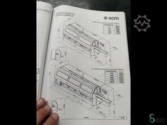 Four sided planers  SCM Topset XL 8 2006 SCM Topset XL 8