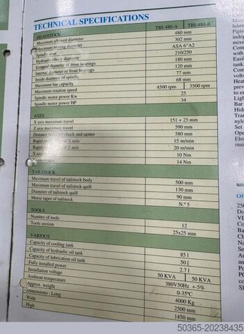 CNC Drehmaschine CMZ TB 480