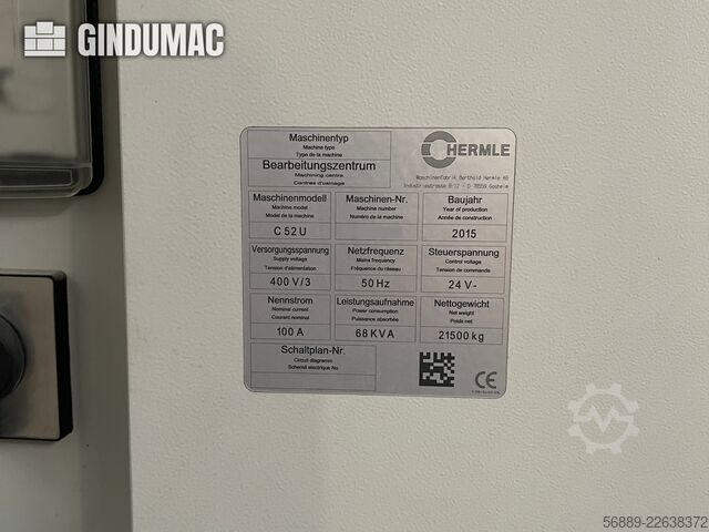 HERMLE C 52 U HERMLE C 52 U