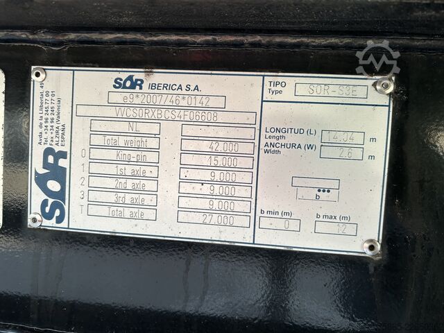 Refrigerated/freezer transport Schmitz Cargobull / SOR Iberica / Carrier Vector 1550 / Frigo Box...