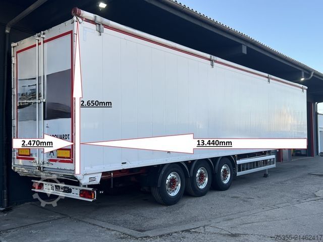 Walking floor semitrailer KNAPEN NEXT K 200 SAF Liftachse Alufelgen FB Schubboden