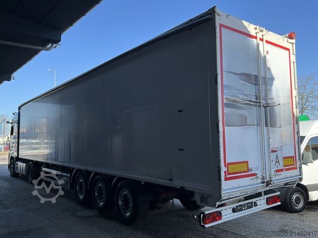 Walking floor semitrailer KNAPEN NEXT K 200 SAF Liftachse Alufelgen FB Schubboden