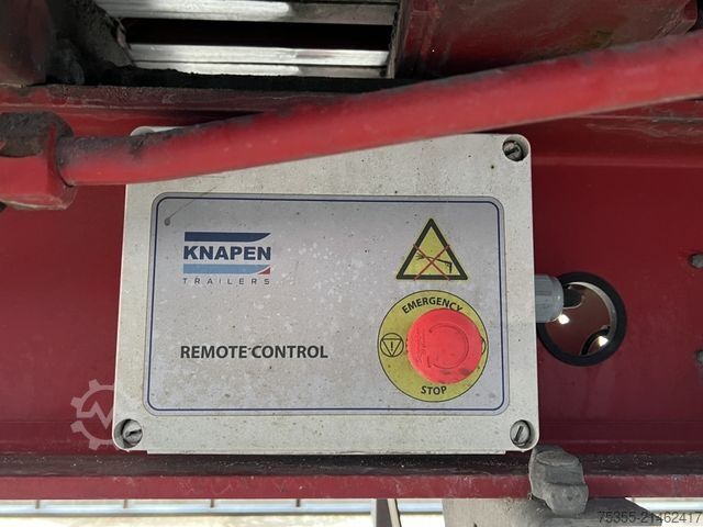 Walking floor semitrailer KNAPEN NEXT K 200 SAF Liftachse Alufelgen FB Schubboden