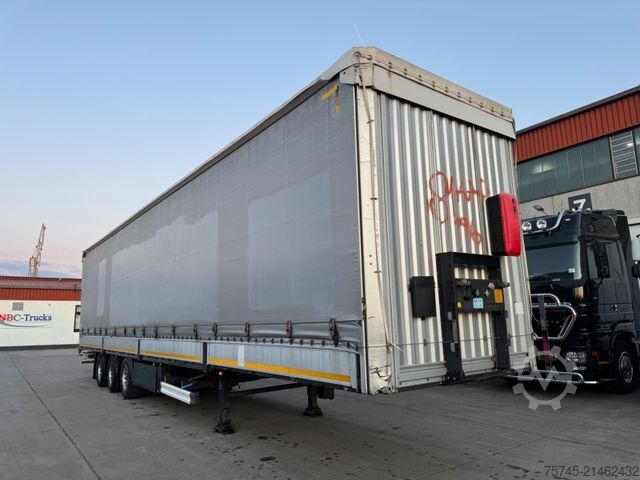 Open semitrailer with tarp Tirsan TIRSAN *  * BORDWÄNDE * HUBDACH *