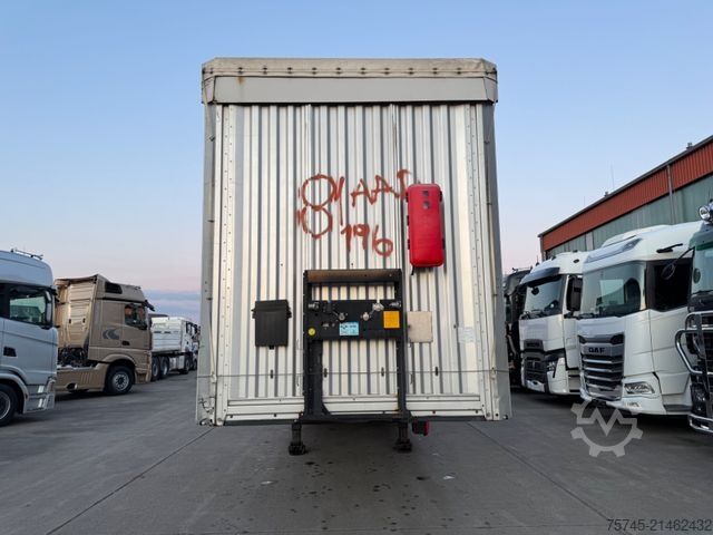 Open semitrailer with tarp Tirsan TIRSAN *  * BORDWÄNDE * HUBDACH *