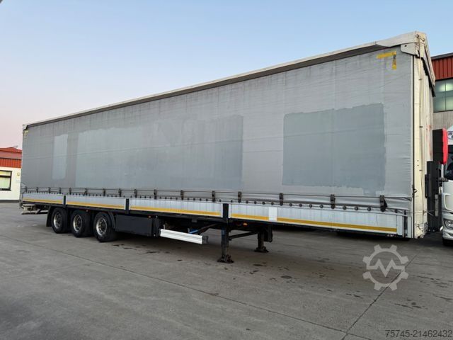 Open semitrailer with tarp Tirsan TIRSAN *  * BORDWÄNDE * HUBDACH *