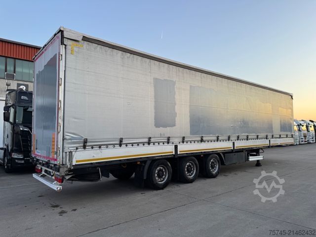 Open semitrailer with tarp Tirsan TIRSAN *  * BORDWÄNDE * HUBDACH *