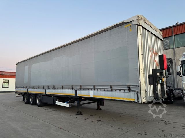 Open semitrailer with tarp Tirsan TIRSAN *  * BORDWÄNDE * HUBDACH *