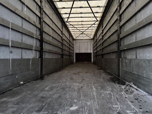 Open semitrailer with tarp Tirsan TIRSAN *  * BORDWÄNDE * HUBDACH *