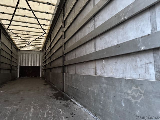 Open semitrailer with tarp Tirsan TIRSAN *  * BORDWÄNDE * HUBDACH *