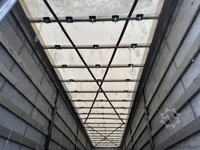 Open semitrailer with tarp Tirsan TIRSAN *  * BORDWÄNDE * HUBDACH *