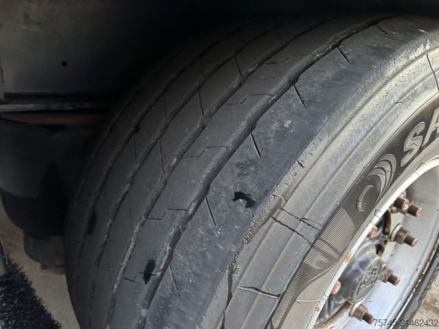 Open semitrailer with tarp Tirsan TIRSAN *  * BORDWÄNDE * HUBDACH *