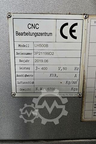 Horizontal-Bearbeitungszentrum Pinnacle LH 500B