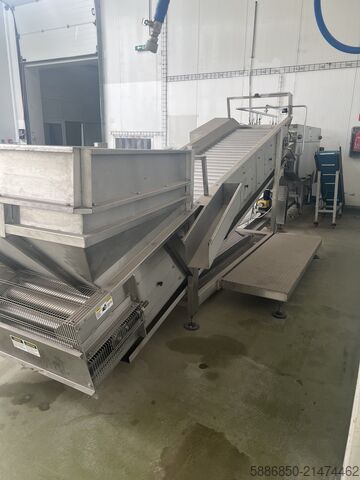 Bunker mit Walzenförderer JBT  