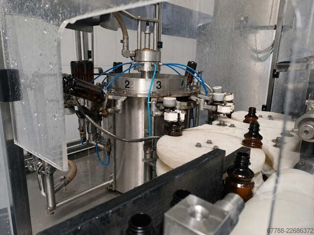 Beverage filling machine with labelling unit VIR MAURI 9-24-1 / 3000 bph