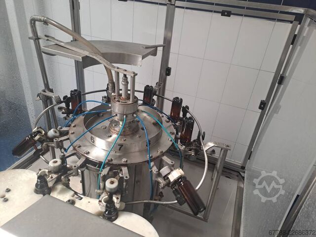 Beverage filling machine with labelling unit VIR MAURI 9-24-1 / 3000 bph