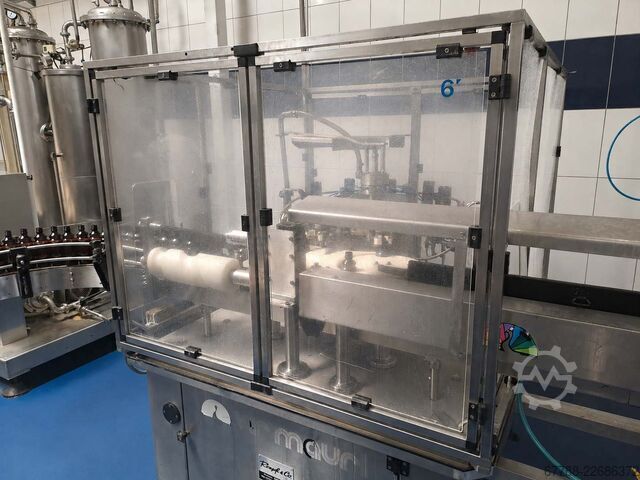 Beverage filling machine with labelling unit VIR MAURI 9-24-1 / 3000 bph