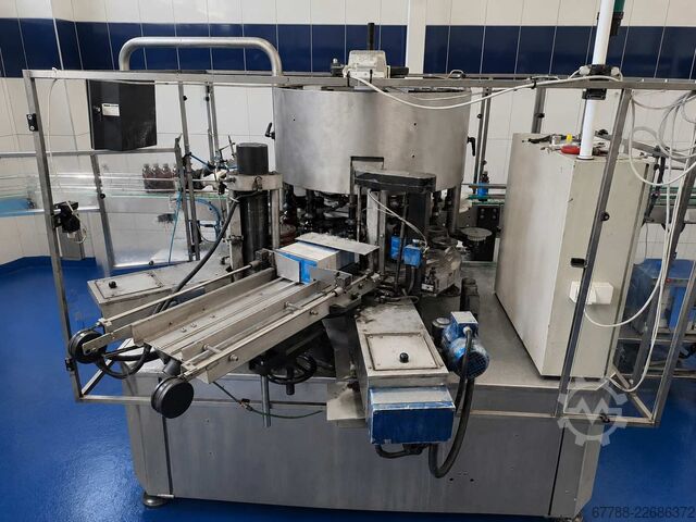 Beverage filling machine with labelling unit VIR MAURI 9-24-1 / 3000 bph