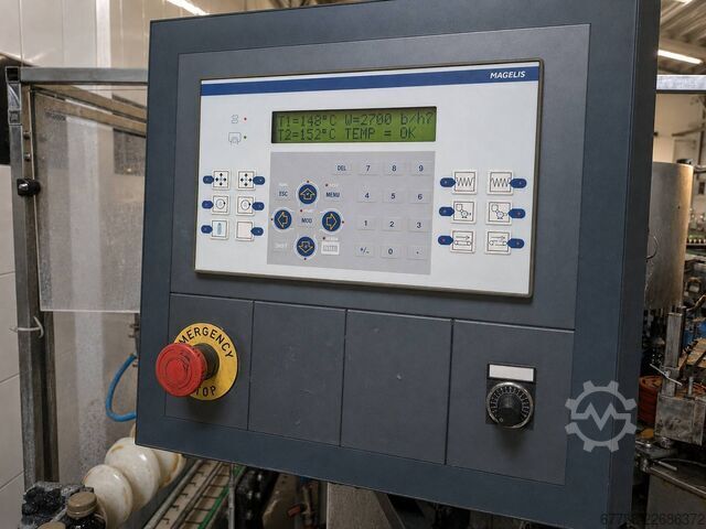 Beverage filling machine with labelling unit VIR MAURI 9-24-1 / 3000 bph