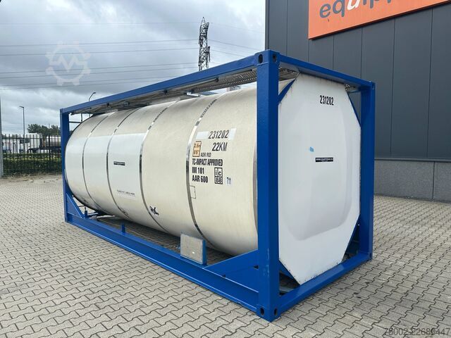 Tank container Van Hool 20FT ISO / 23.000L /  PORTABLE T11 / 22KM  / va...