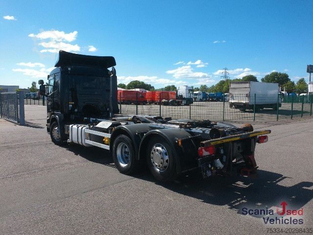 Roll-off tipper truck Scania G 410 LB6x2*4MNA Meiller RK20.70