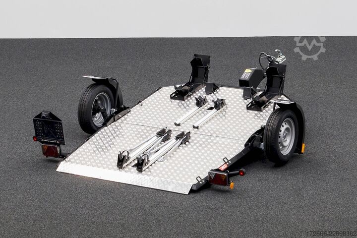 Motorcycle trailer Lorries MT-2 | FAHRRADTÄGER 240X174CM 750KG 2ER MOTORRADANHÄNGER