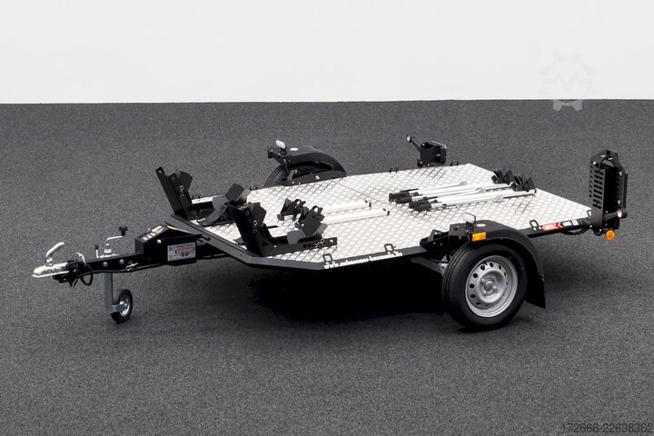 Motorcycle trailer Lorries MT-2 | FAHRRADTÄGER 240X174CM 750KG 2ER MOTORRADANHÄNGER