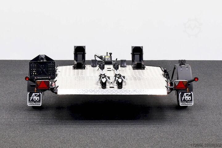 Motorcycle trailer Lorries MT-2 | FAHRRADTÄGER 240X174CM 750KG 2ER MOTORRADANHÄNGER